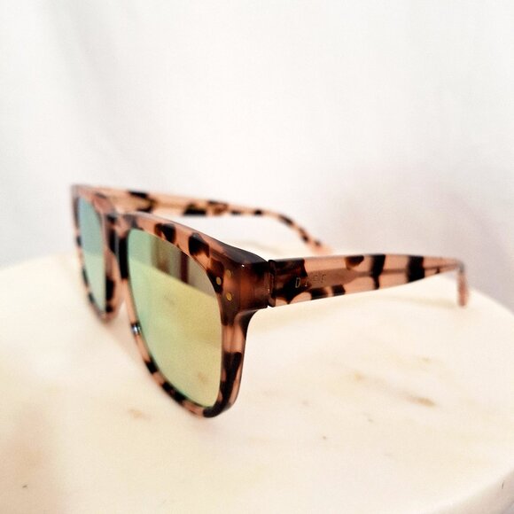 DIFF Eyewear SICILY Mirror Tortoise Sunglasses  X Jesse James Decker main image 6